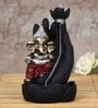 Lord Ganesha Black Polyresin Idol