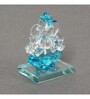 Lord Ganesha Blue Crystal Idol