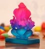 Lord Ganesha Blue Crystal Idol