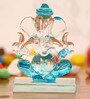 Lord Ganesha Blue Crystal Idol