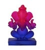 Lord Ganesha Blue Crystal Idol