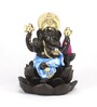Lord Ganesha Blue Polyresin Idol