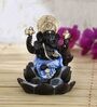 Lord Ganesha Blue Polyresin Idol