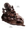Lord Ganesha Brown Metal Idol