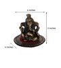 Lord Ganesha Brown Metal Idol