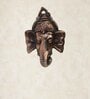 Lord Ganesha Brown Metal Idol