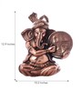 Lord Ganesha Brown Metal Idol