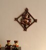 Lord Ganesha Brown Metal Idol