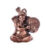 Lord Ganesha Brown Metal Idol
