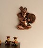 Lord Ganesha Brown Metal Idol