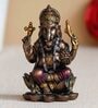 Lord Ganesha Brown Polyresin Idol