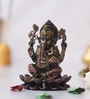 Lord Ganesha Brown Polyresin Idol