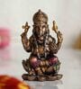 Lord Ganesha Brown Polyresin Idol