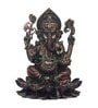 Lord Ganesha Brown Polyresin Idol