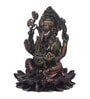 Lord Ganesha Brown Polyresin Idol