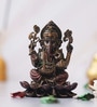 Lord Ganesha Brown Polyresin Idol