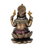 Lord Ganesha Brown Polyresin Idol