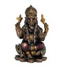 Lord Ganesha Brown Polyresin Idol