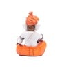 Lord Ganesha Cream Polyresin Idol