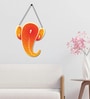 Lord Ganesha Face Wooden Wall Hanging