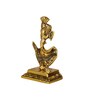 Lord Ganesha Gold Aluminium Religious Idols