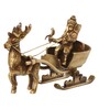 Lord Ganesha Gold Brass Idol