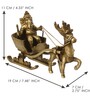Lord Ganesha Gold Brass Idol