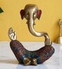Lord Ganesha Gold Brass Idol