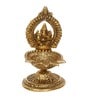Lord Ganesha Gold Metal Diya
