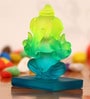 Lord Ganesha Green Crystal Idol