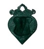 Lord Ganesha Green Metal Idol