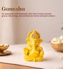 Yellow Lord Ganesha Idol