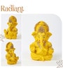 Yellow Lord Ganesha Idol