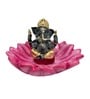 Lord Ganesha Idol Pink Lotus Urli