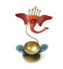 (1Pc) Multicolor Metal Lord Ganesha Idol Tea Light Holder