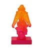 Lord Ganesha Orange Crystal Idol