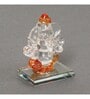 Lord Ganesha Orange Crystal Idol