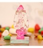Lord Ganesha Pink Crystal Idol