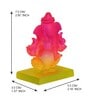 Lord Ganesha Pink Crystal Idol