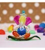 Lord Ganesha Pink Crystal Idol