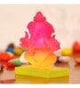 Lord Ganesha Pink Crystal Idol