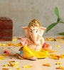 Yellow Lord Ganesha Polyresin Idol