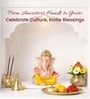 Yellow Lord Ganesha Polyresin Idol