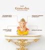 Yellow Lord Ganesha Polyresin Idol