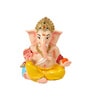 Yellow Lord Ganesha Polyresin Idol