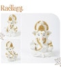 White Lord Ganesha Polyresin idol