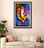 Lord Ganesha Multicolour Canvas & MDF Framed Spiritual Art Print