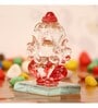 Lord Ganesha Red Crystal Idol