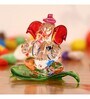 Lord Ganesha Red Crystal Idol