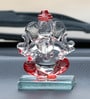 Lord Ganesha Red Crystal Idol